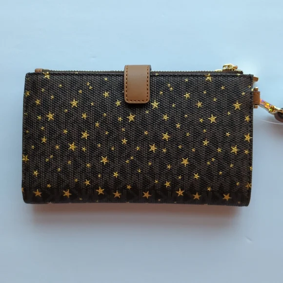 NWT Michael Kors Jet Set Double Zip Wristlet - Picture 2 of 7